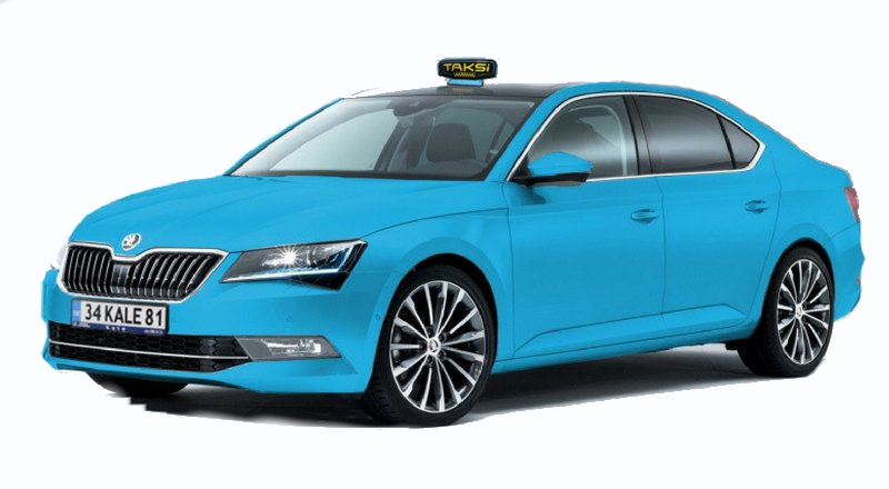 Turkoosi taksi Turkissa (Mukavuusluokka)